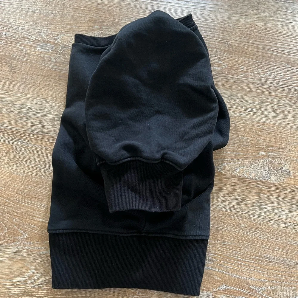 Soldout.nyc Organic Cotton Puff Sleeve Sweatshirt | Black | Womens Medium - Picture 13 of 15